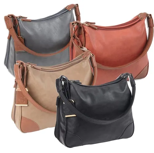 bulldog-cases-hobo-purse-handtasche-mit-holster-schwarz-bdp-010 image 1