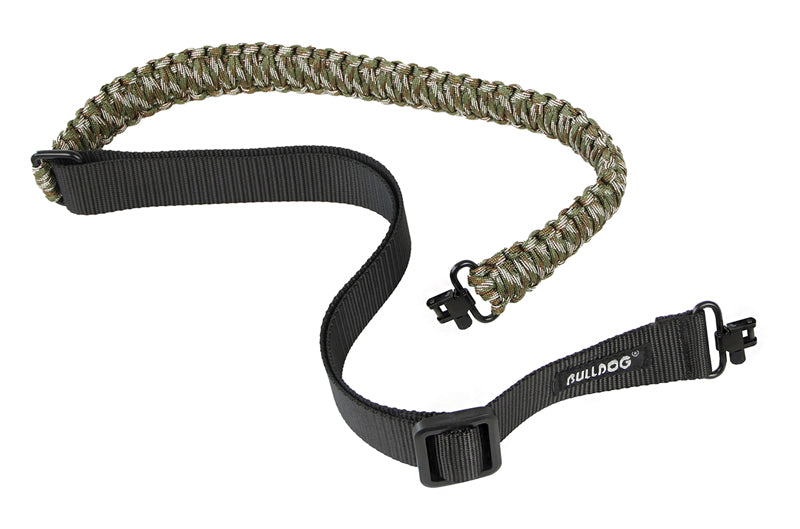 bulldog-accessories-gewehrriemen-paracord-schwarz-swivels image 2