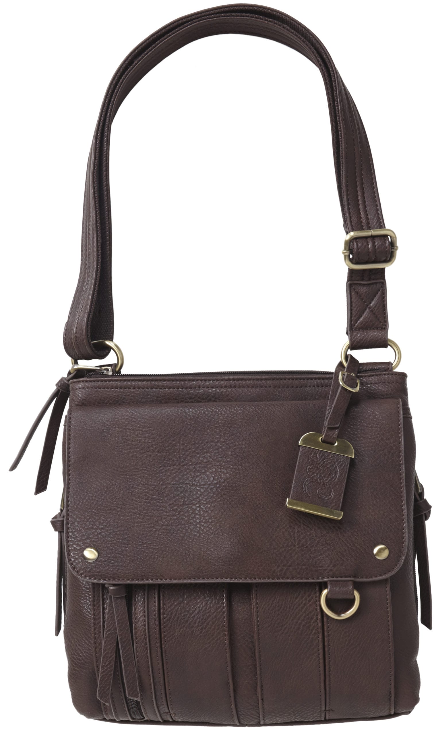 bulldog-cross-body-purse-medium-umh-ngetasche-chocolate-brown image 2