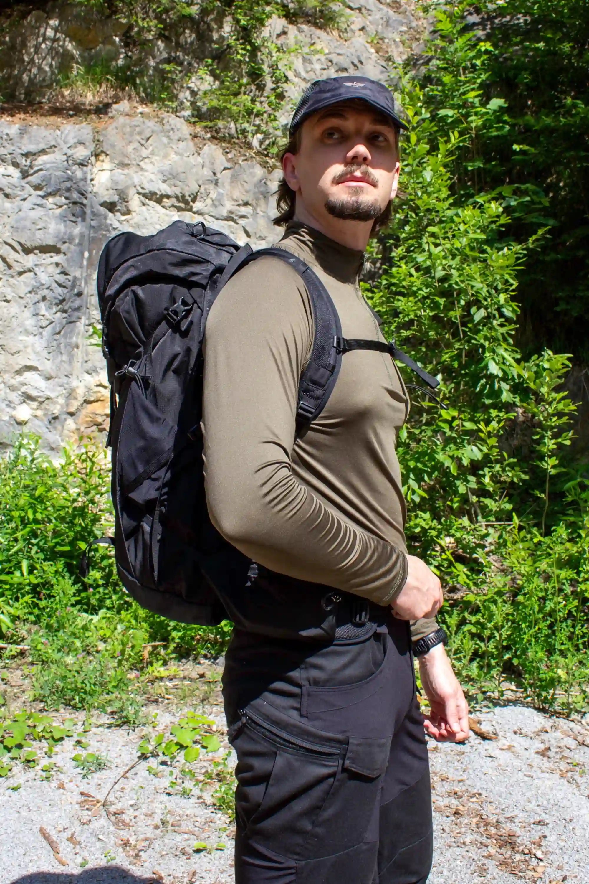 invictuslegio-active-duty-zip-shirt-ranger-green-langarm image 6