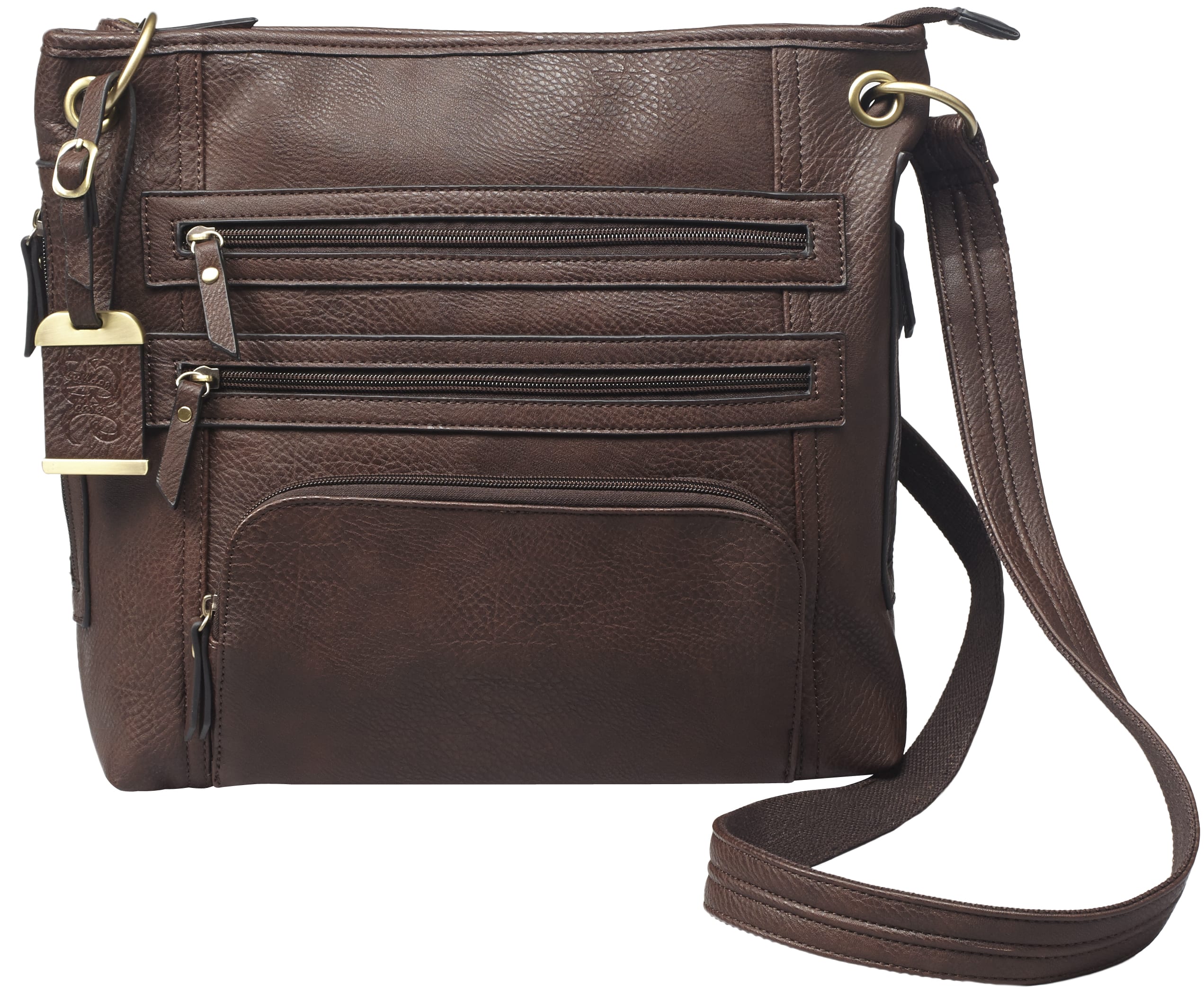 bulldog-cross-body-purse-l-umh-ngetasche-braun-mit-holster image 1