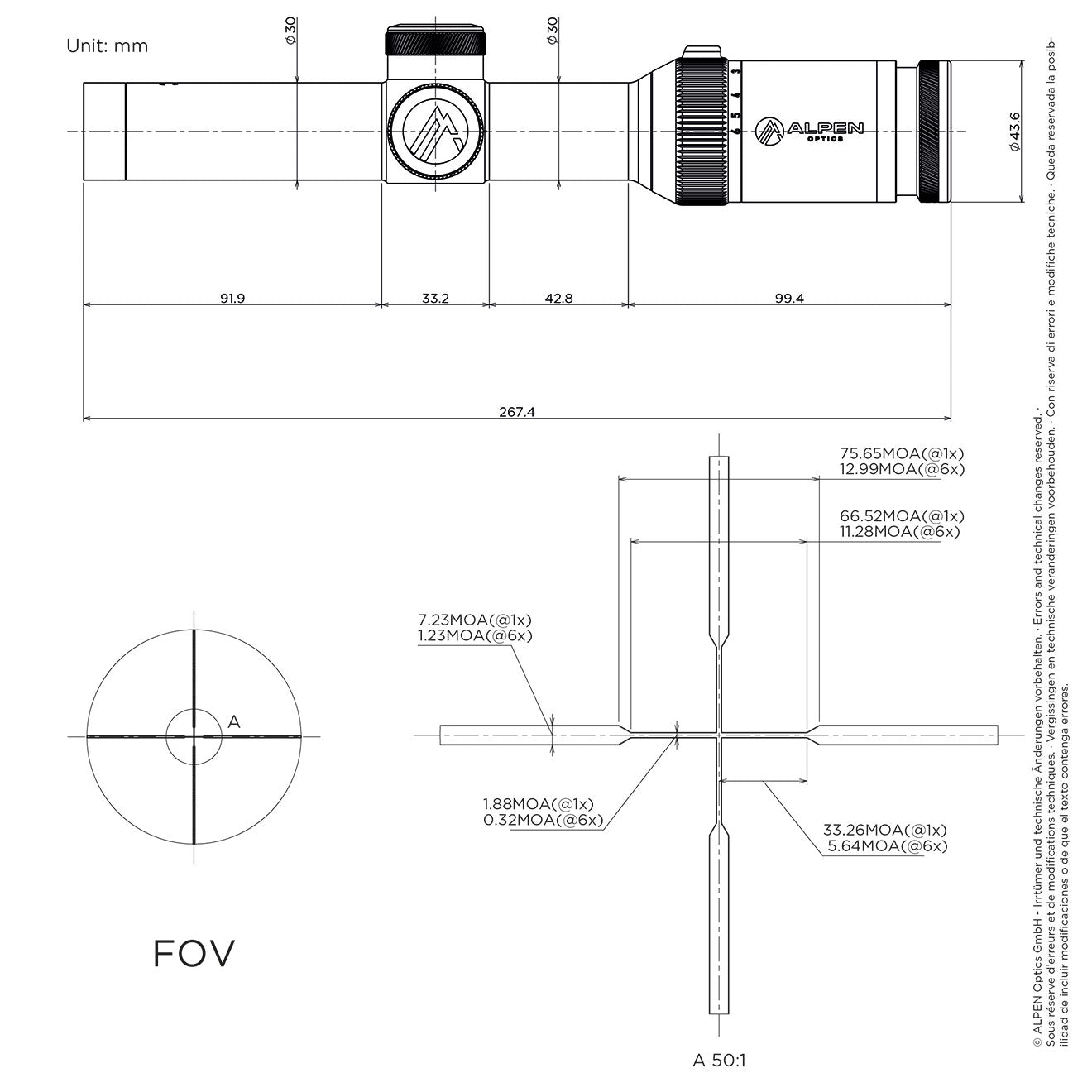 alpen-optics-apex-xp-1-6x24-zielfernrohr-duplex-leuchtabsehen image 8