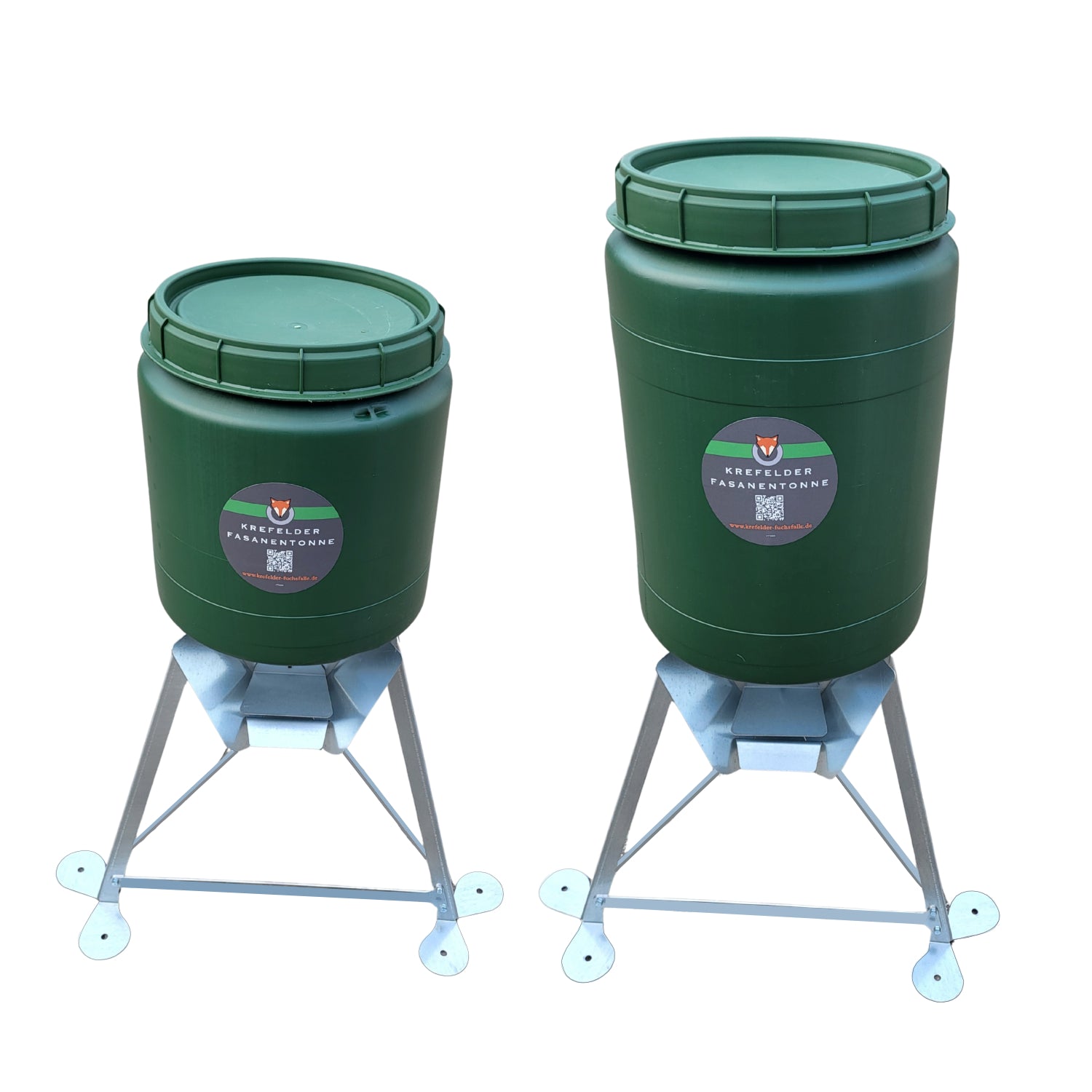 krefelder-fasanentonne-pro-futtertonne-40-liter-mit-rehwildschutz image 1
