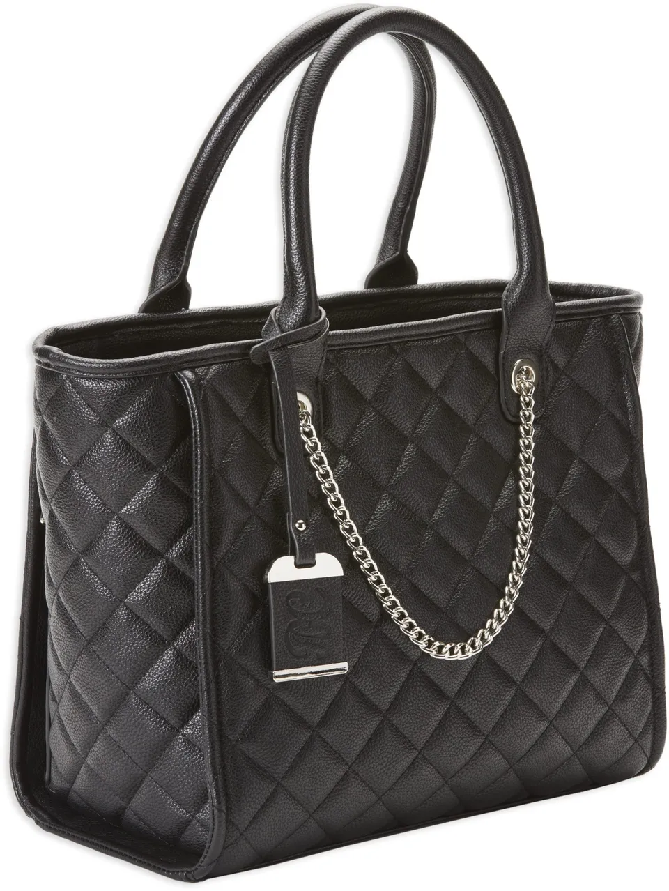bulldog-concealed-quilted-tote-handtasche-schwarz-mit-holster image 1