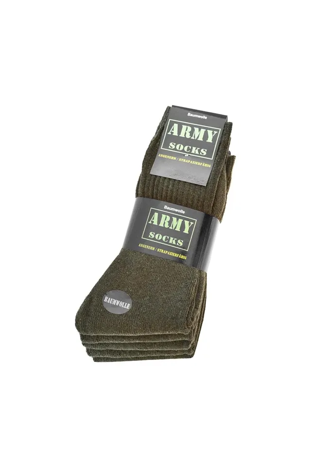 invictuslegio-socken-army-socks-5-paar-oliv-39-42-baumwolle image 1