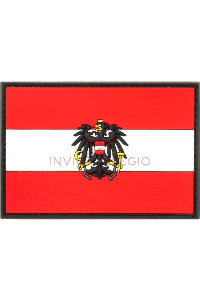 invictuslegio-austria-rubber-patch-gummi-abzeichen-multicolor-3d-klett image 1