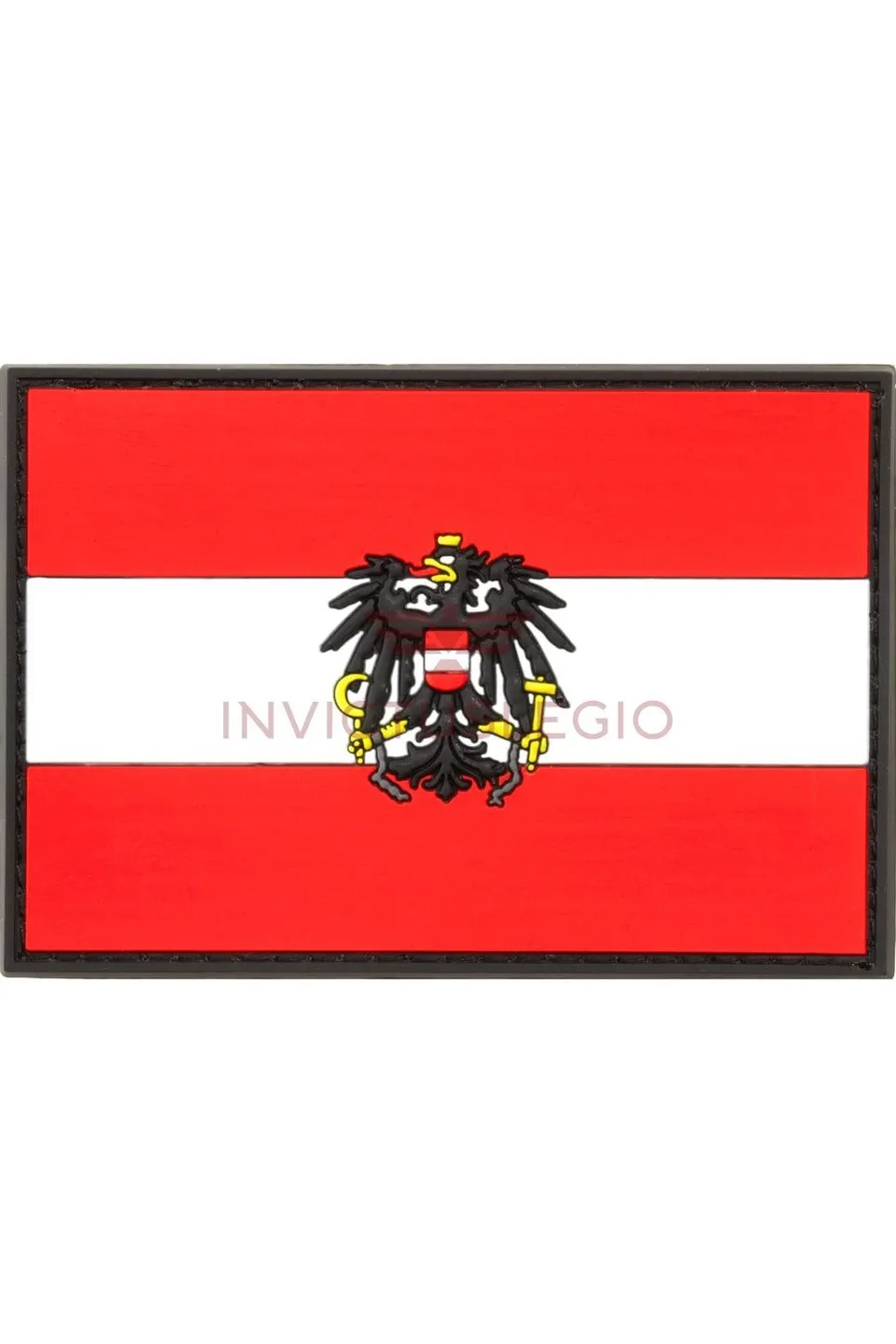invictuslegio-austria-rubber-patch-gummi-abzeichen-multicolor-3d-klett image 1