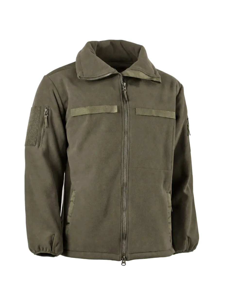 invictuslegio-fleece-jacke-alpin-oliv-wasserdichtmit-rmeltaschen image 1