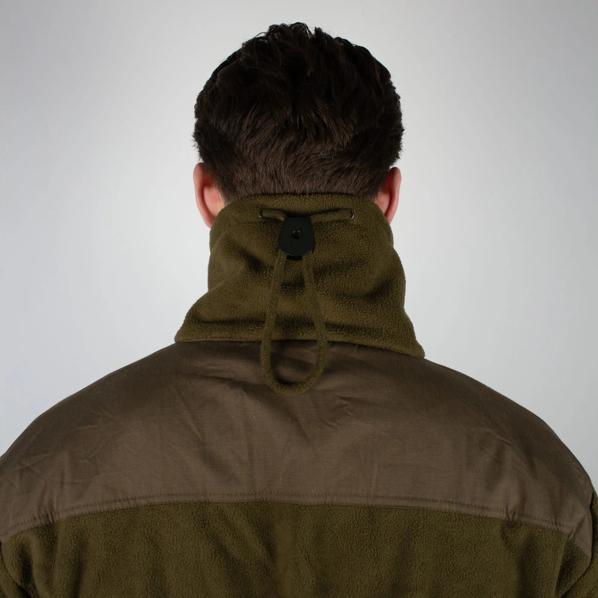 invictuslegio-fleece-jacke-alpin-oliv-wasserdichtmit-rmeltaschen image 6