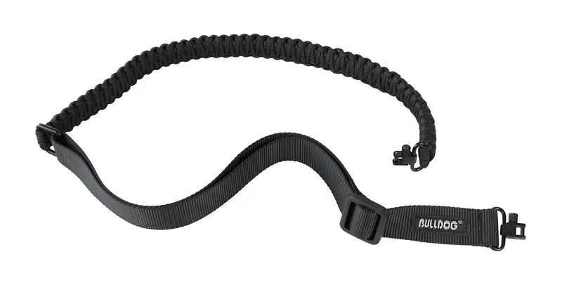 bulldog-accessories-gewehrriemen-paracord-schwarz-swivels image 1