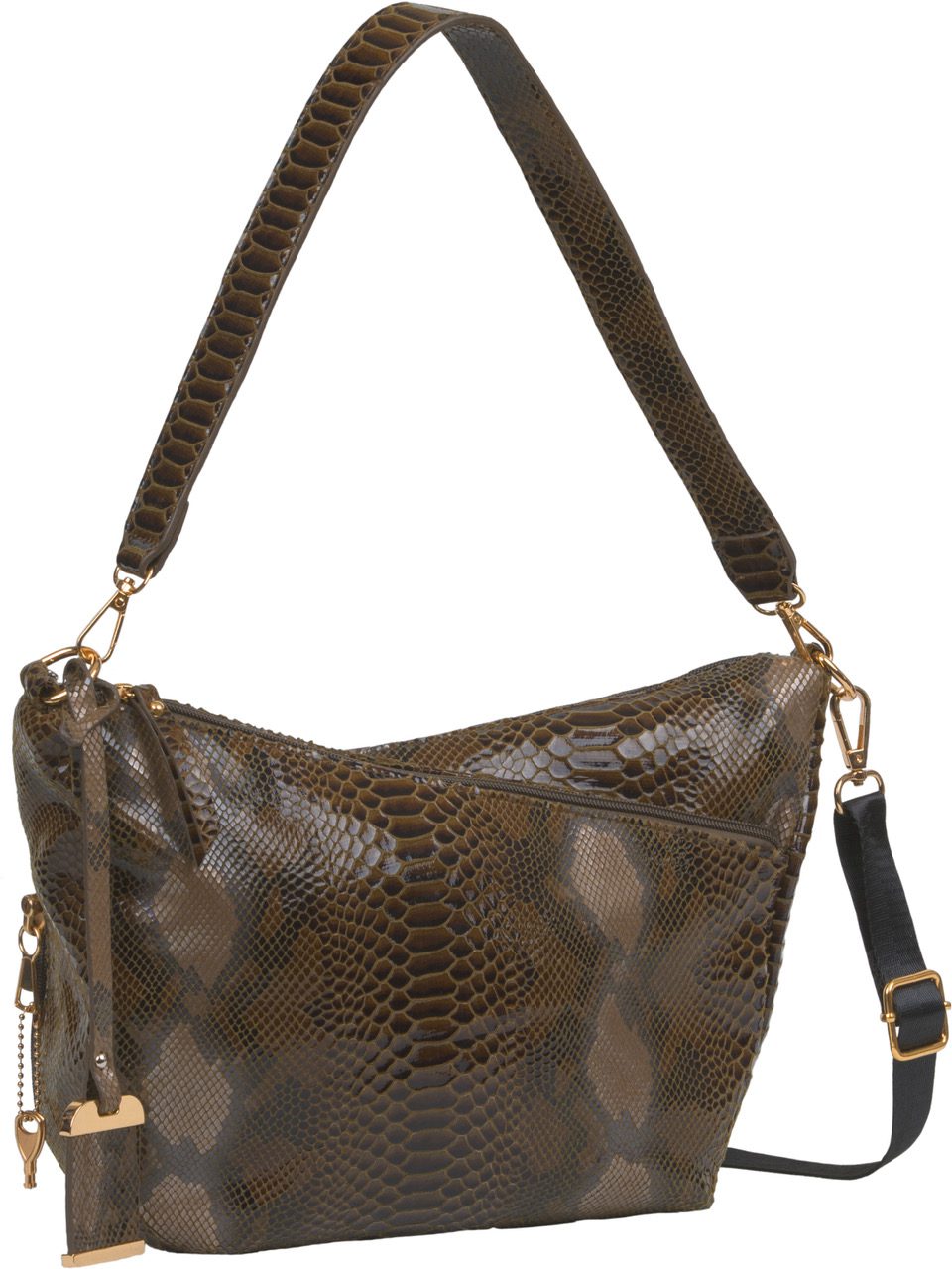 bulldog-hobo-crossbody-handtasche-mit-holster-cashew-brown image 7