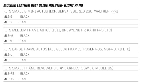 bulldog-holsters-belt-slide-lederholster-mlb-m-schwarz-rechts image 2