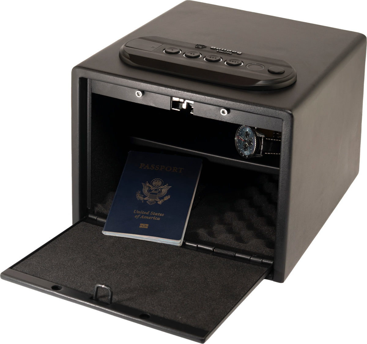 bulldog-trio-pistolen-tresor-biometrisch-led-mit-fachboden image 4