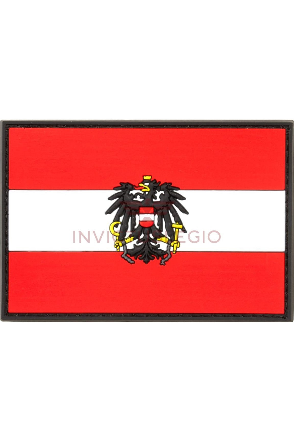 invictuslegio-austria-rubber-patch-gummi-abzeichen-multicolor-3d-klett image 1