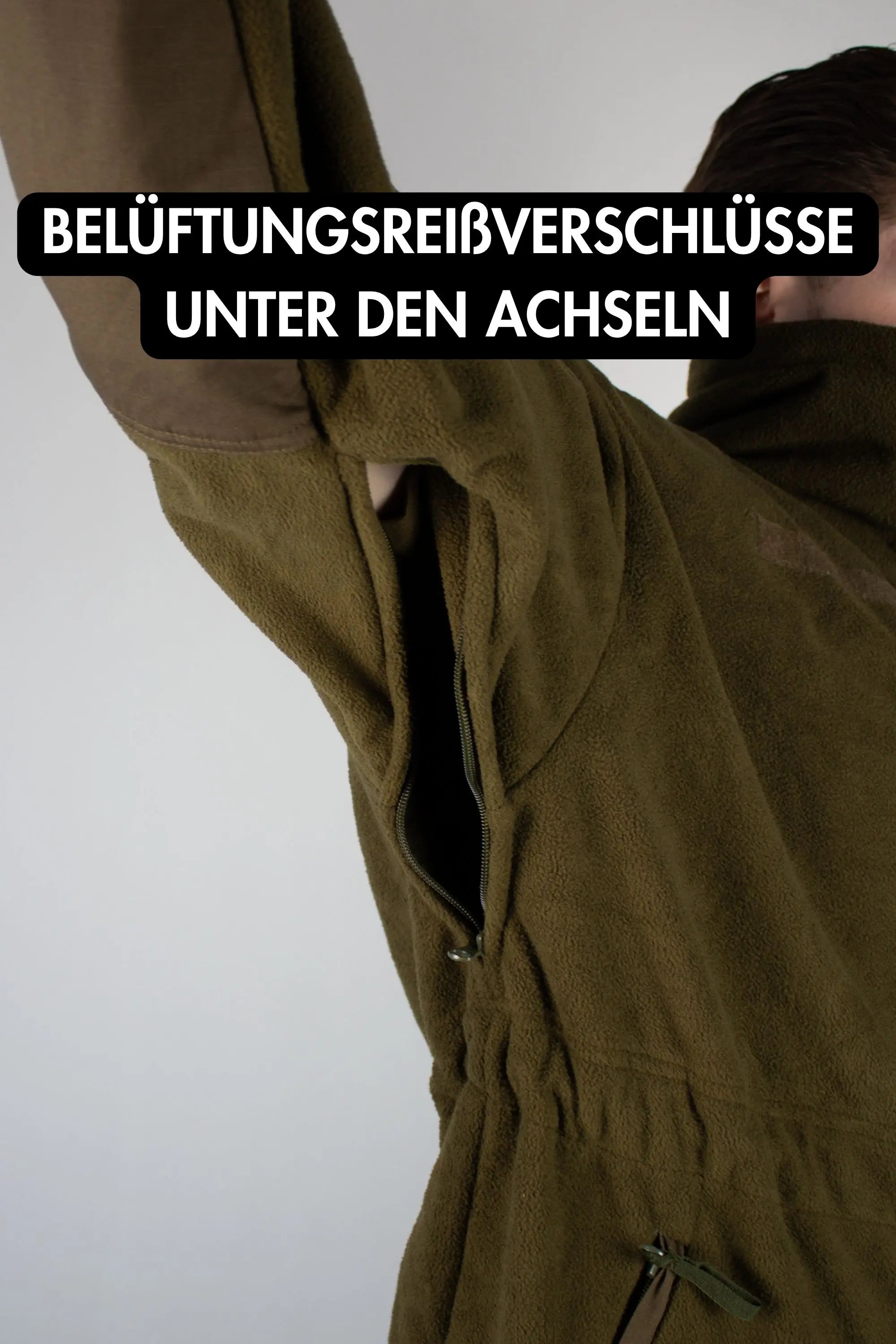 invictuslegio-fleece-jacke-alpin-oliv-wasserdichtmit-rmeltaschen image 5