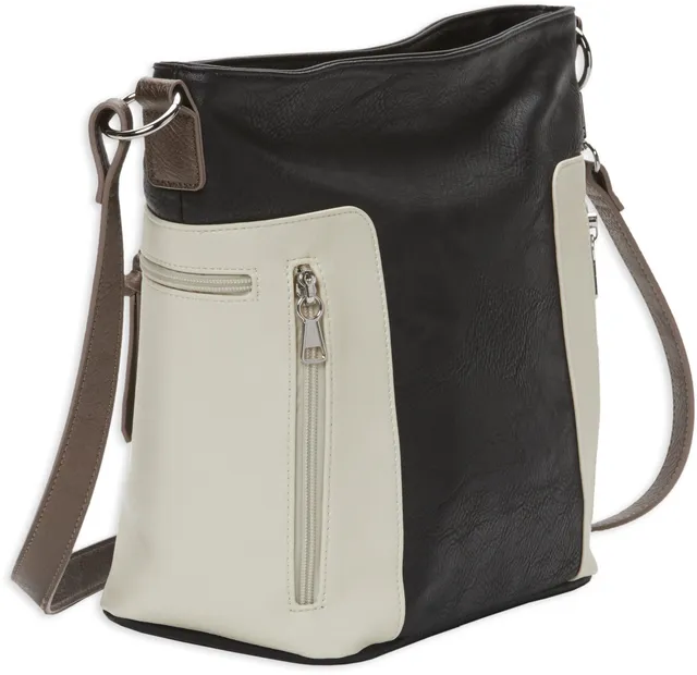 bulldog-concealed-carry-hobo-umh-ngetasche-schwarz-tan image 1