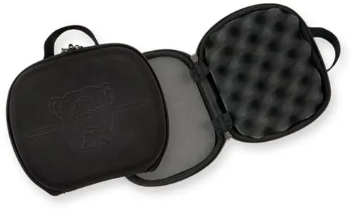 bulldog-cases-pistolen-tasche-eva-nylon-mit-griffen-eierkarton-schaum image 1