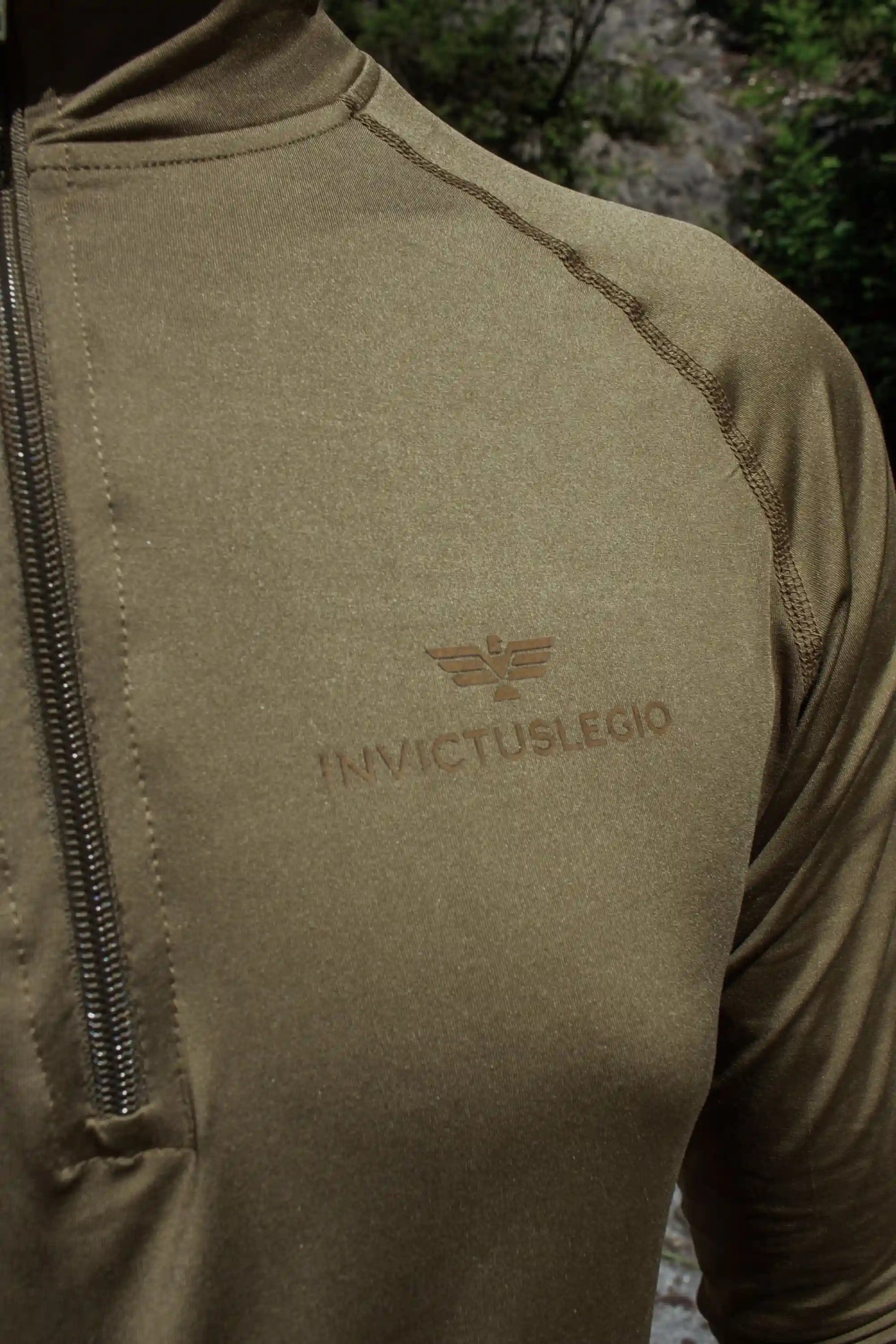invictuslegio-active-duty-zip-shirt-ranger-green-langarm image 3