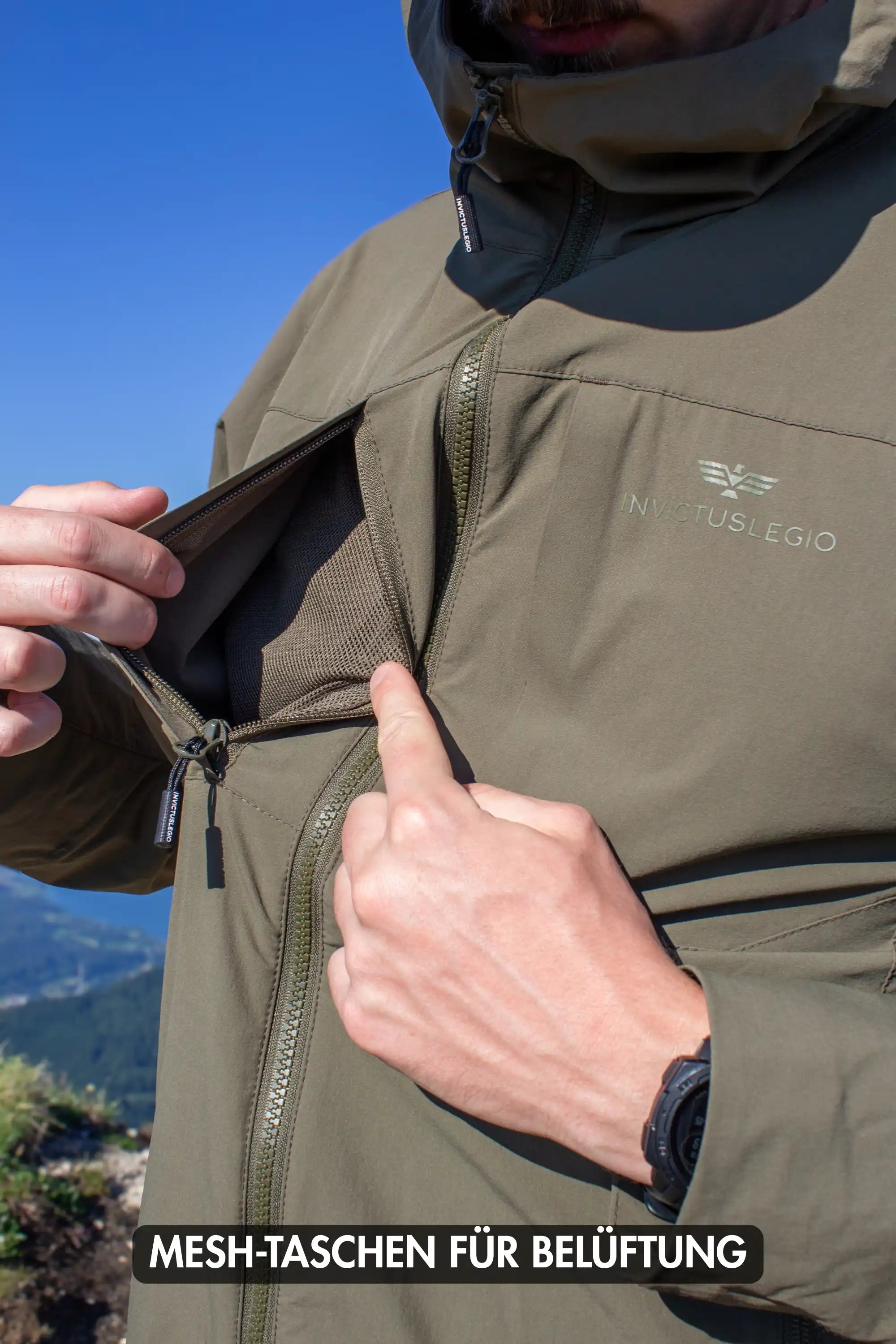 invictuslegio-stride-softshelljacke-schwarz-l-atmungsaktiv image 5