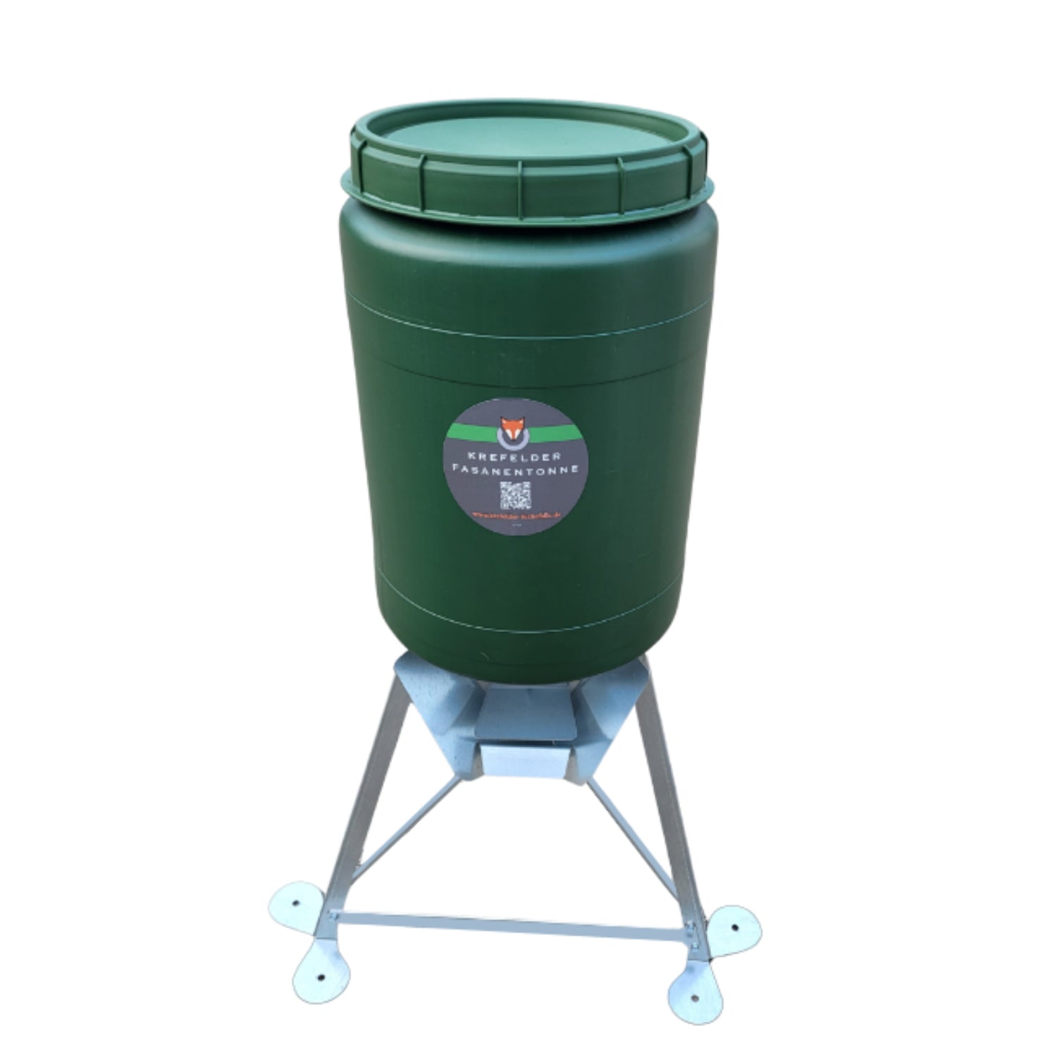 krefelder-fasanentonne-pro-futtertonne-40-liter-mit-rehwildschutz image 3