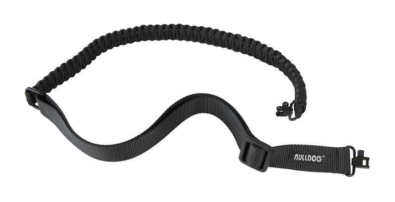 bulldog-accessories-gewehrriemen-paracord-schwarz-swivels image 1