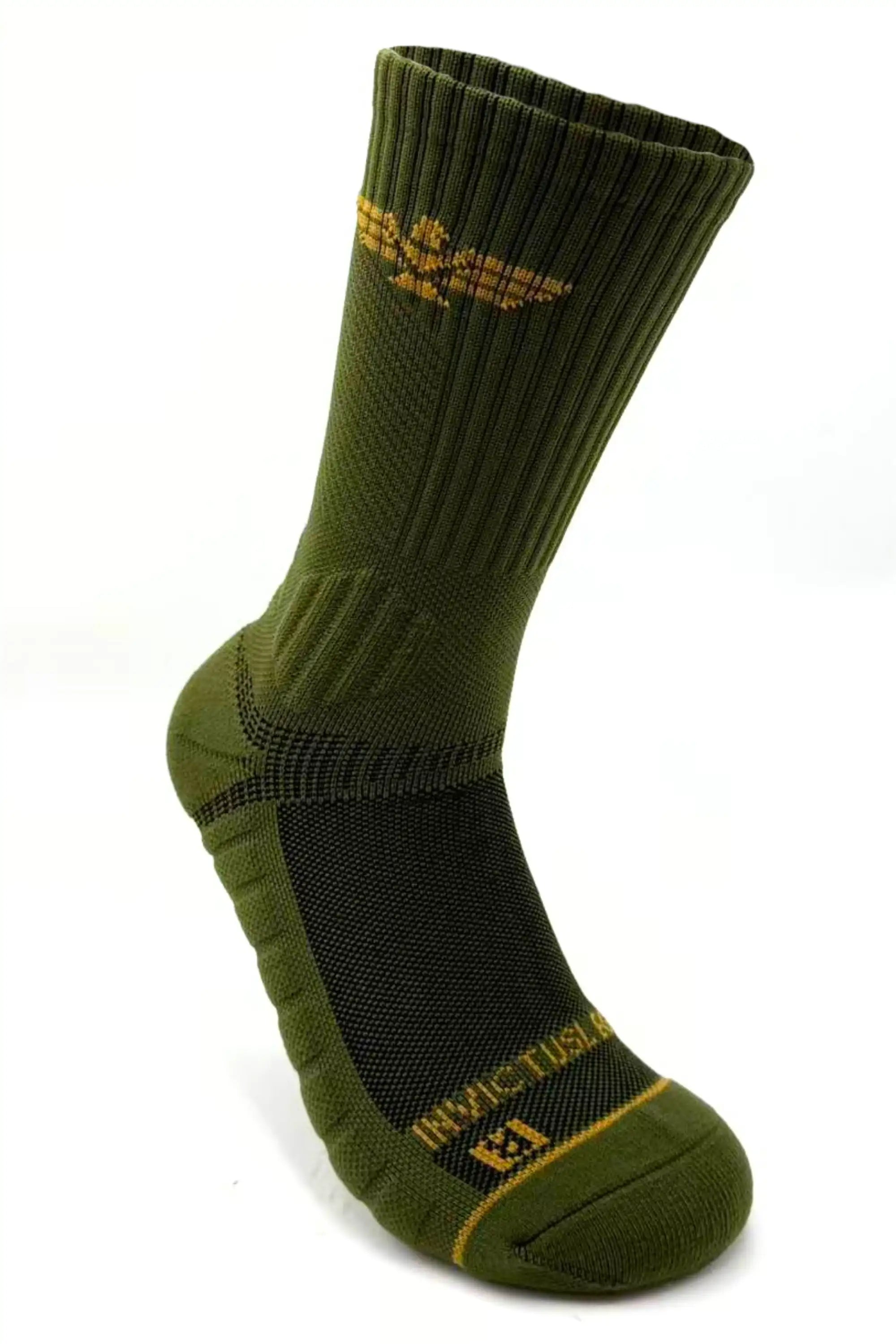 invictuslegio-crew-socks-socken-oliv-40-44-gepolstert image 1