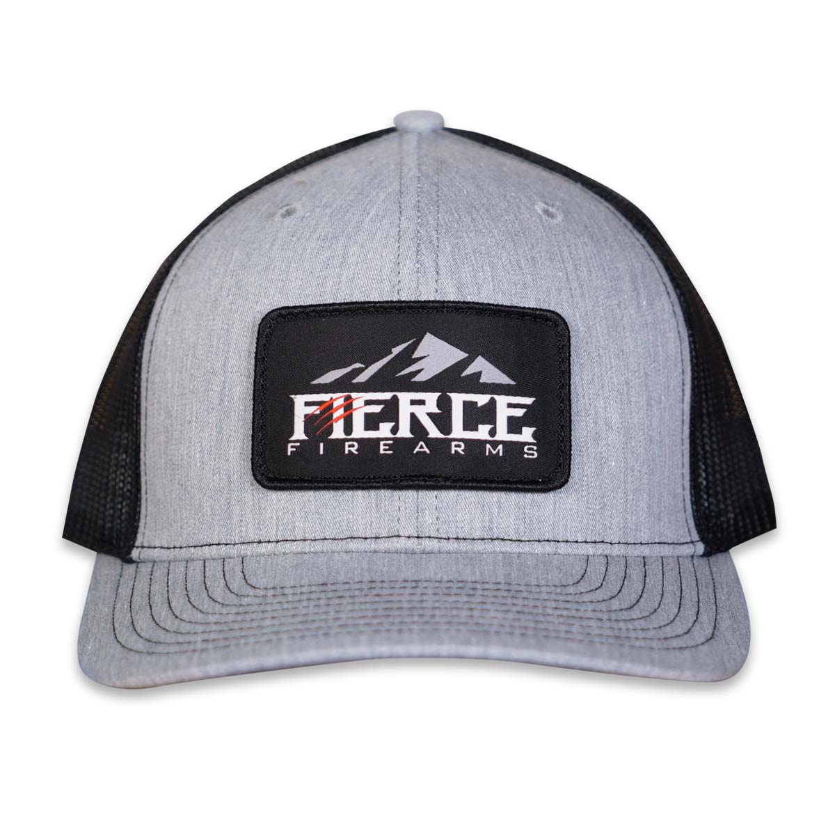 fierce-hat-trucker-cap-truckerm-tze-grau-mit-patch image 1